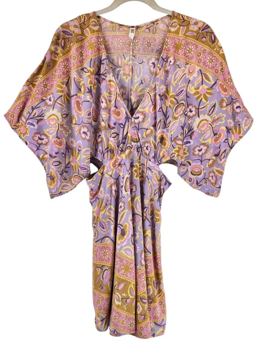 Spell & The Gypsy Lolita Play Dress in Lover Floral Paisley Boho Print Sz S - Picture 5 of 14